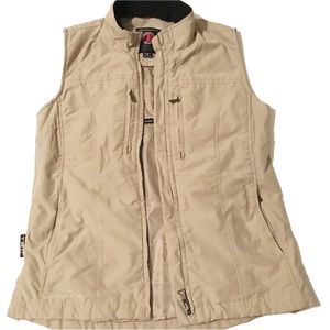 SCOTTeVEST Khaki Zip Up Travel Vest 101 Sz M